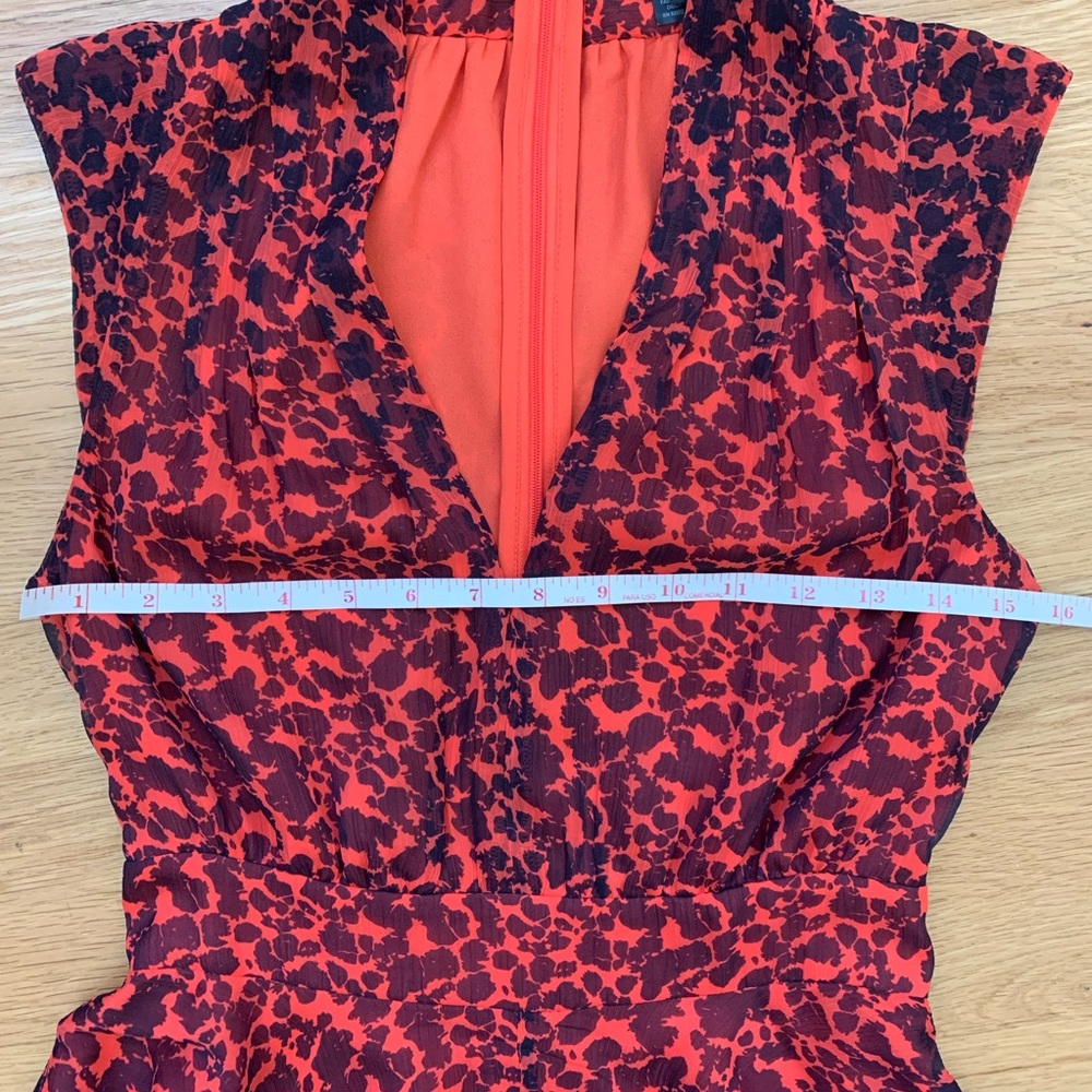 French Connection Animal Print Dress Size 4 - Picture 4 of 5